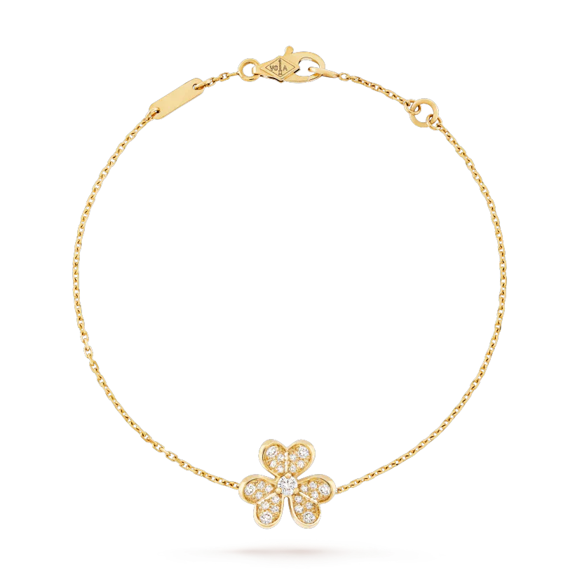 [Max Jewelry ]FRIVOLE GOLD FLOWER DIAMOND BRACELET