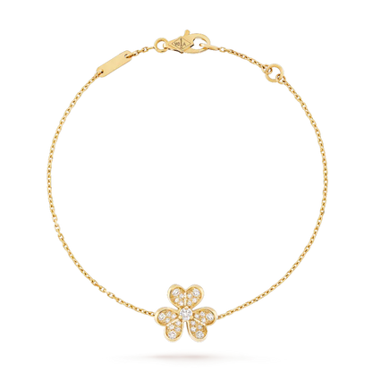 [Max Jewelry ]FRIVOLE GOLD FLOWER DIAMOND BRACELET