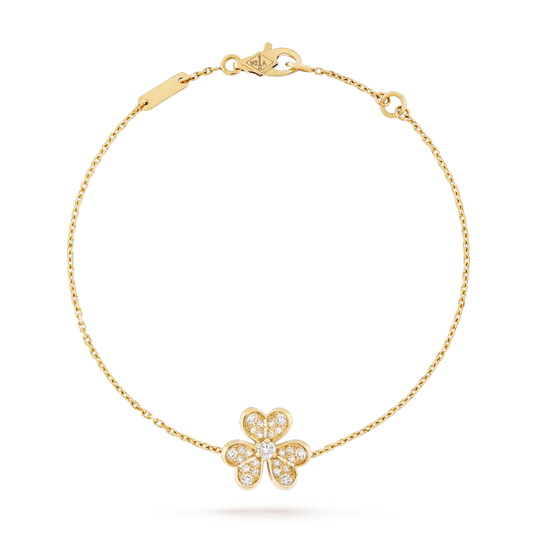 [Max Jewelry ]FRIVOLE GOLD FLOWER DIAMOND BRACELET