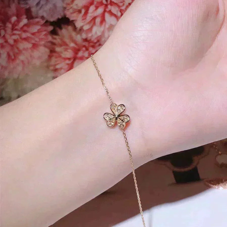 [Max Jewelry ]FRIVOLE GOLD FLOWER DIAMOND BRACELET