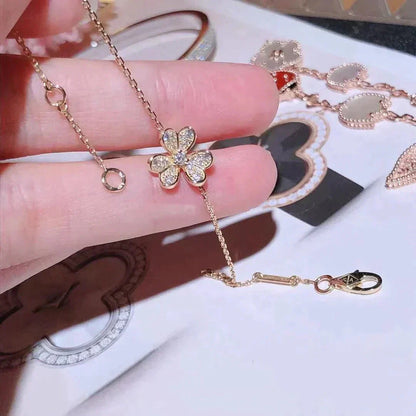 [Max Jewelry ]FRIVOLE GOLD FLOWER DIAMOND BRACELET