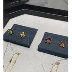 [Plus&Max]FRIVOLE  FLOWER PINK EARRINGS