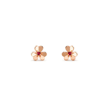 [Max Jewelry ]FRIVOLE  FLOWER PINK EARRINGS