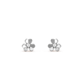 [Plus&Max]FRIVOLE MINI SILVER FLOWER EARRINGS
