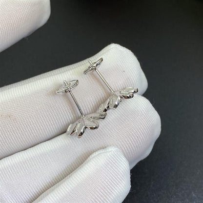 [Max Jewelry ]FRIVOLE MINI SILVER FLOWER EARRINGS