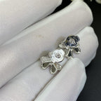 [Plus&Max]FRIVOLE MINI SILVER FLOWER EARRINGS