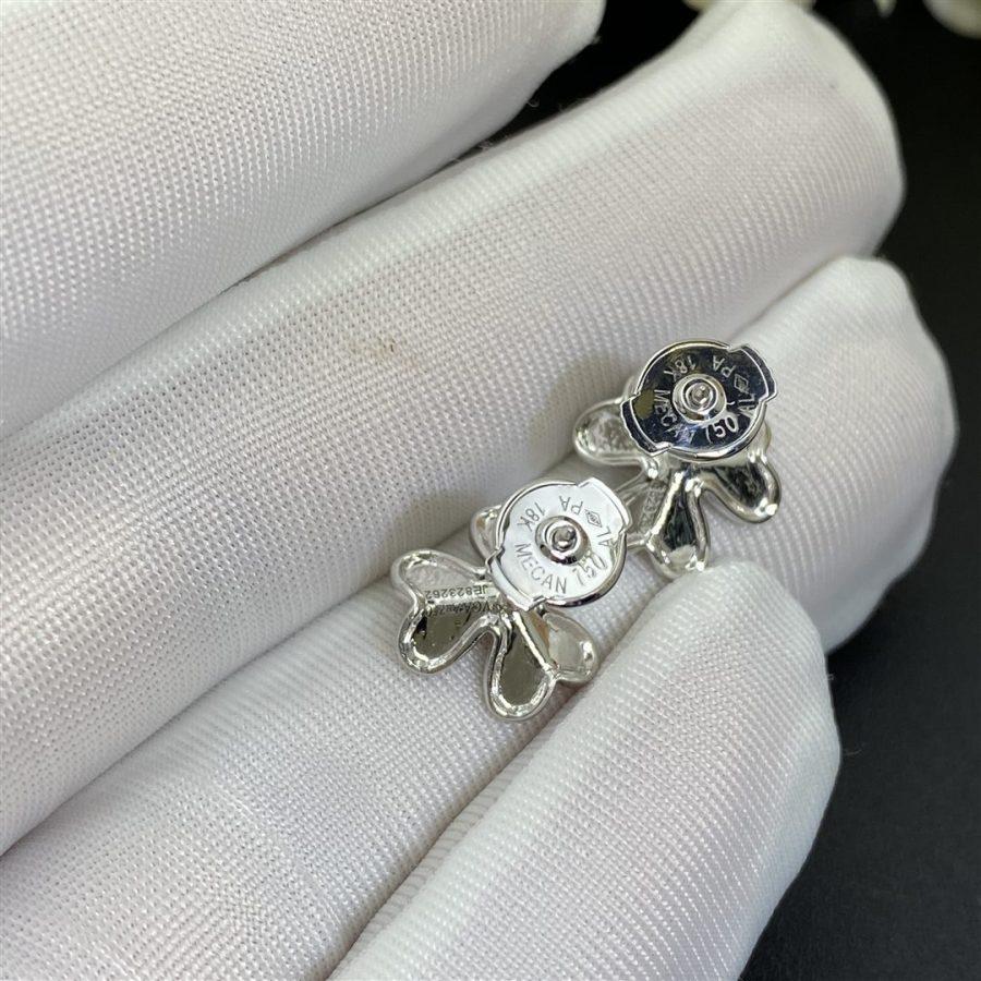 [Max Jewelry ]FRIVOLE MINI SILVER FLOWER EARRINGS