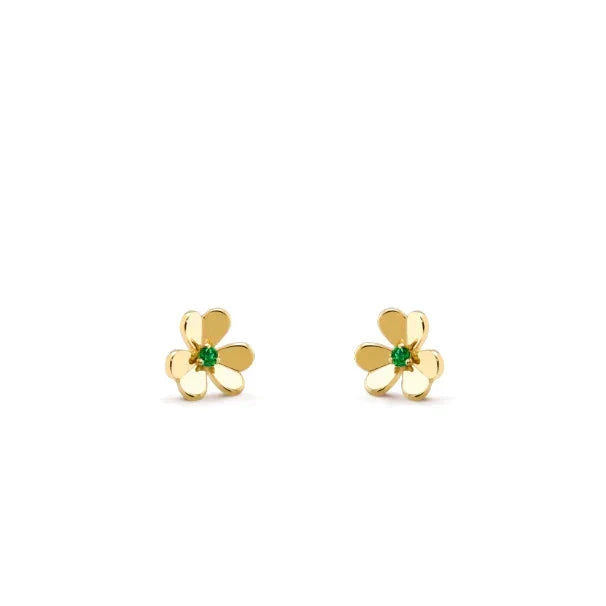 [Plus&Max]FRIVOLE  FLOWER MALACHITE EARRINGS
