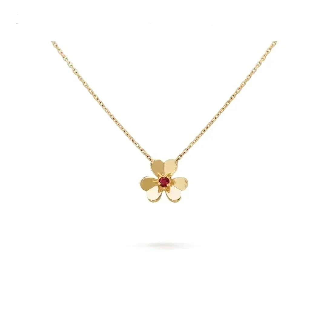 [Max Jewelry ]FRIVOLE GOLD FLOWER NECKLACE