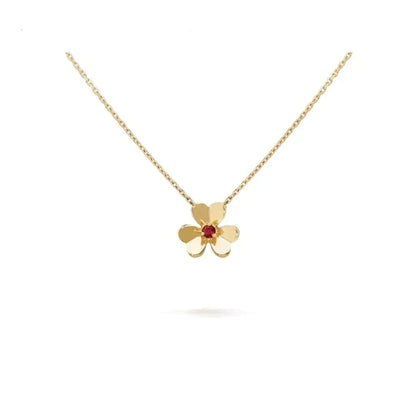 [Max Jewelry ]FRIVOLE GOLD FLOWER NECKLACE