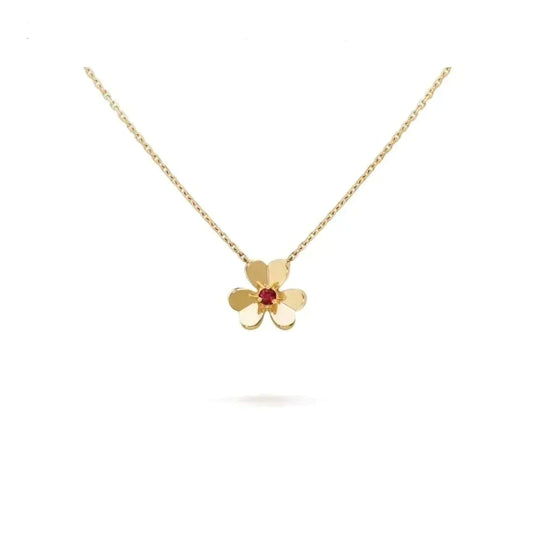 [Max Jewelry ]FRIVOLE GOLD FLOWER NECKLACE