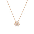[Plus&Max]FRIVOLE ROSE GOLD FLOWER DIAMOND NECKLACE