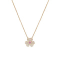 [Plus&Max]FRIVOLE ROSE GOLD FLOWER DIAMOND NECKLACE