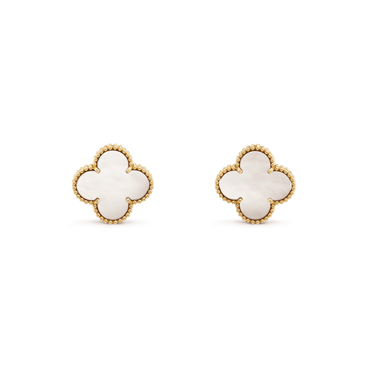 [Max Jewelry ]CLOVER MINI GOLD EARRINGS