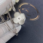 [Plus&Max]CLOVER 25MM SILVER BIG CLOVER NECKLACE