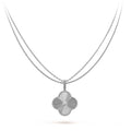 [Plus&Max]CLOVER 25MM SILVER BIG CLOVER NECKLACE