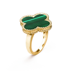 [Plus&Max]CLOVER MALACHITE RING