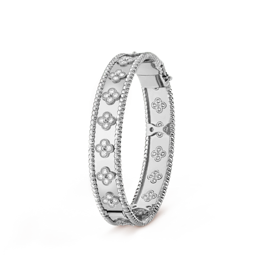 [Max Jewelry ]CLOVER BRACELET 8MM DIAMONDS