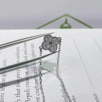 [Max Jewelry ]CLOVER  SINGLE FLOWER BRACELET SILVER