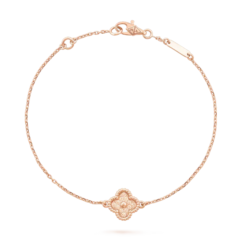[Plus&Max]CLOVER SINGLE FLOWER BRACELET