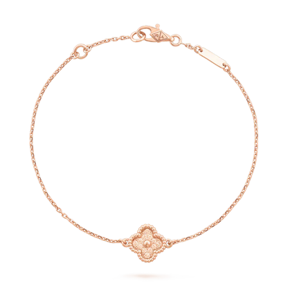[Max Jewelry ]CLOVER SINGLE FLOWER BRACELET