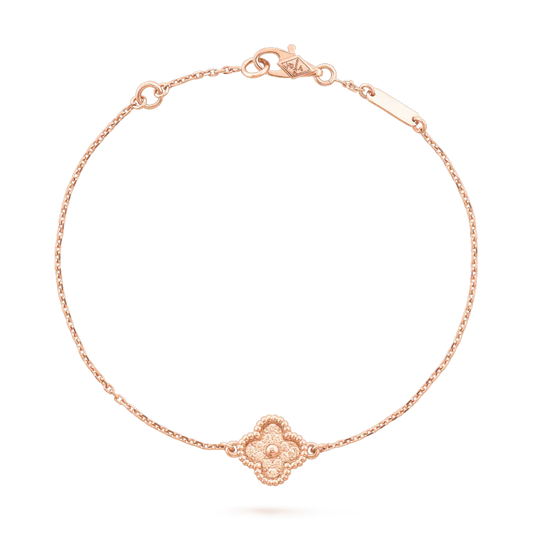 [Max Jewelry ]CLOVER SINGLE FLOWER BRACELET