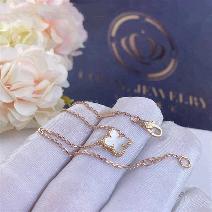 [Max Jewelry ]CLOVER WHITE MOP SINGLE FLOWER BRACELET