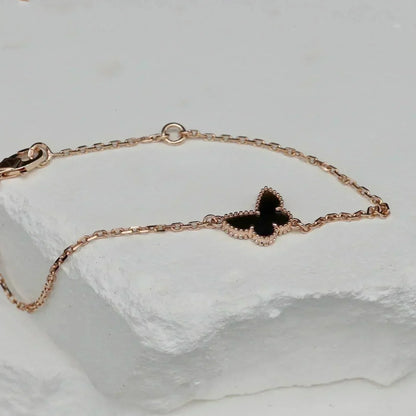 [Max Jewelry ]BUTTERFLY ONYX  BUTTERFLY BRACELET