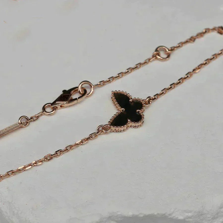 [Max Jewelry ]BUTTERFLY ONYX  BUTTERFLY BRACELET