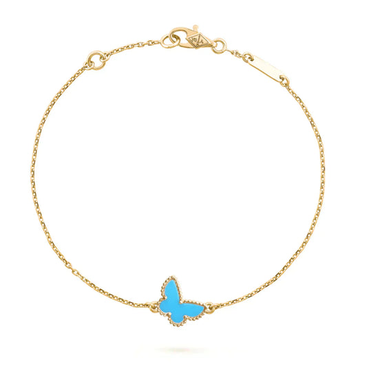 [Max Jewelry ]BUTTERFLY TURQUOISE BUTTERFLY BRACELET