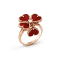 [Plus&Max]SWEET CLOVER CARNELIAN RING