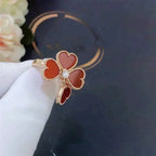 [Plus&Max]SWEET CLOVER CARNELIAN RING