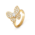 [Plus&Max]BUTTERFLY DIAMOND RING