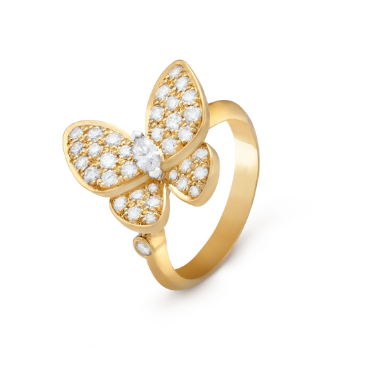 [Max Jewelry ]BUTTERFLY DIAMOND RING