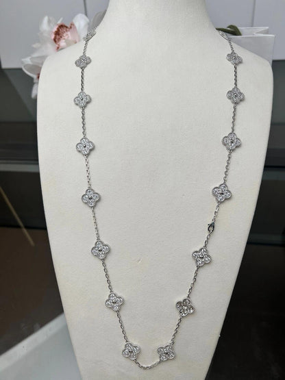 [Max Jewelry ]CLOVER 20 MOTIFS DIAMOND SILVER