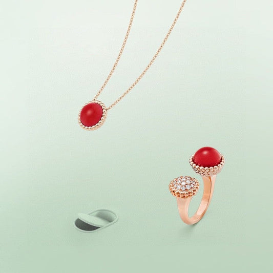 [Max Jewelry ]PERLEE COULEURS DIAMOND ROSE GOLD BETWEEN THE FINGER RING