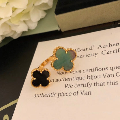 [Max Jewelry ]CLOVER BETWEEN THE FINGER RING