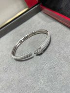 [Plus&Max]PANTHERE FULL DIAMOND OPEN BRACELET