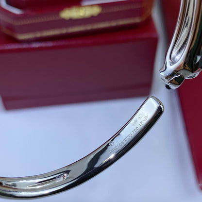 [Max Jewelry ]PANTHERE SILVER OPEN BRACELET