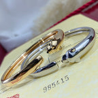 [Plus&Max]PANTHERE SILVER OPEN BRACELET