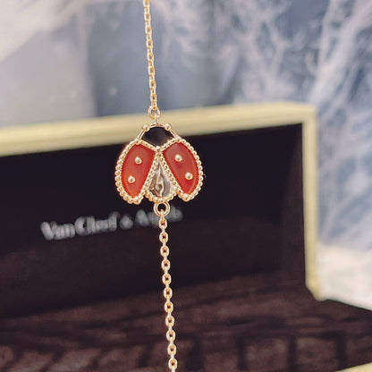 [Max Jewelry ]LUCKY SPRING 1 MOTIF PINK GOLD BRACELET