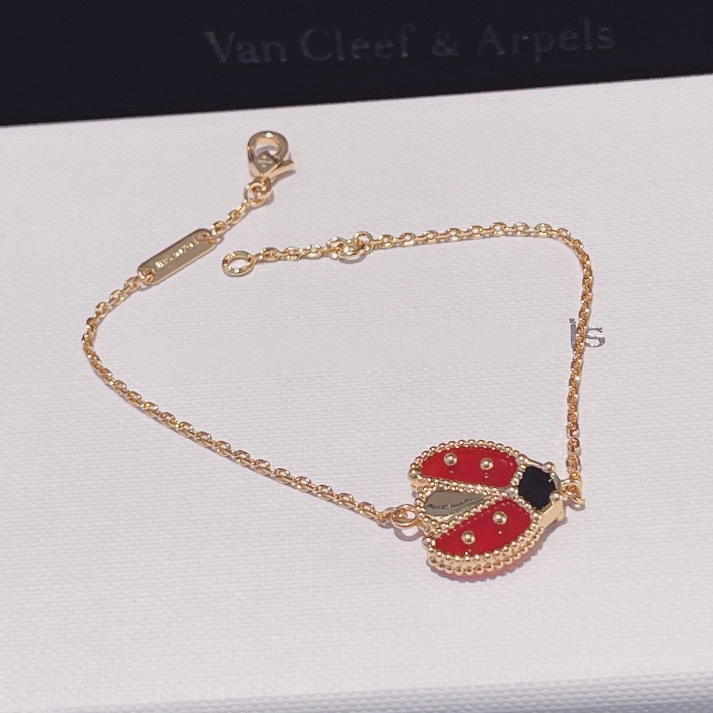 [Max Jewelry ]LUCKY SPRING 1 MOTIF PINK GOLD BRACELET