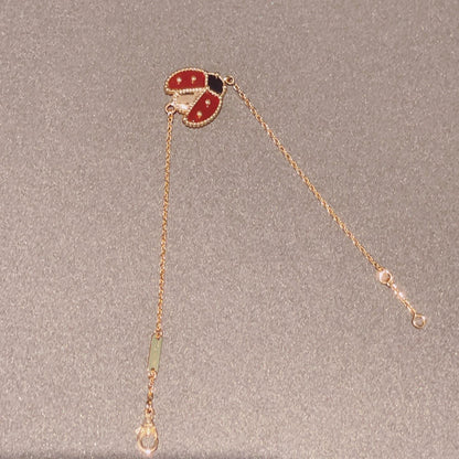 [Max Jewelry ]LUCKY SPRING 1 MOTIF PINK GOLD BRACELET