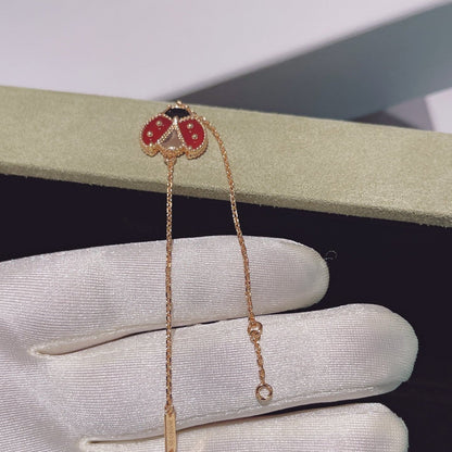 [Max Jewelry ]LUCKY SPRING 1 MOTIF PINK GOLD BRACELET