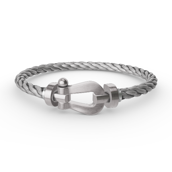 [Max Jewelry ]FORCE LARGE HORSESHOE NO DIAMOND BRACELET SILVER
