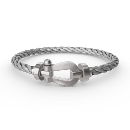 [Max Jewelry ]FORCE LARGE HORSESHOE NO DIAMOND BRACELET SILVER