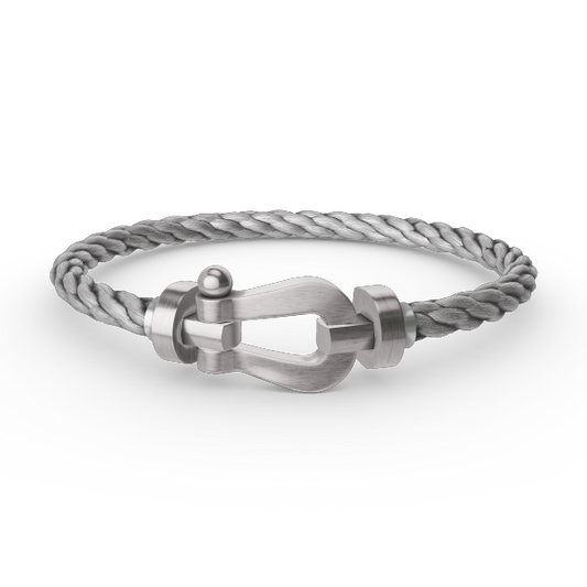 [Max Jewelry ]FORCE LARGE HORSESHOE NO DIAMOND BRACELET SILVER