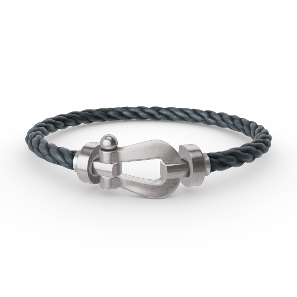 [Max Jewelry ]FORCE LARGE HORSESHOE NO DIAMOND BRACELET SILVER