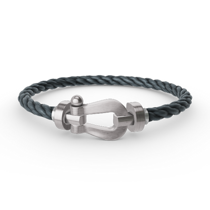 [Max Jewelry ]FORCE LARGE HORSESHOE NO DIAMOND BRACELET SILVER