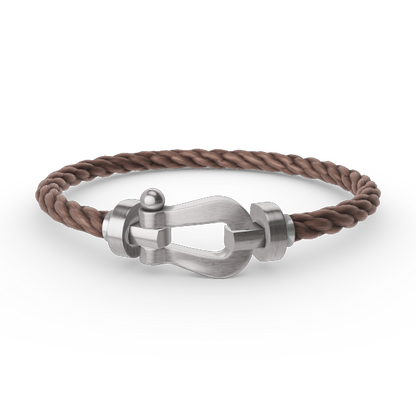 [Max Jewelry ]FORCE LARGE HORSESHOE NO DIAMOND BRACELET SILVER